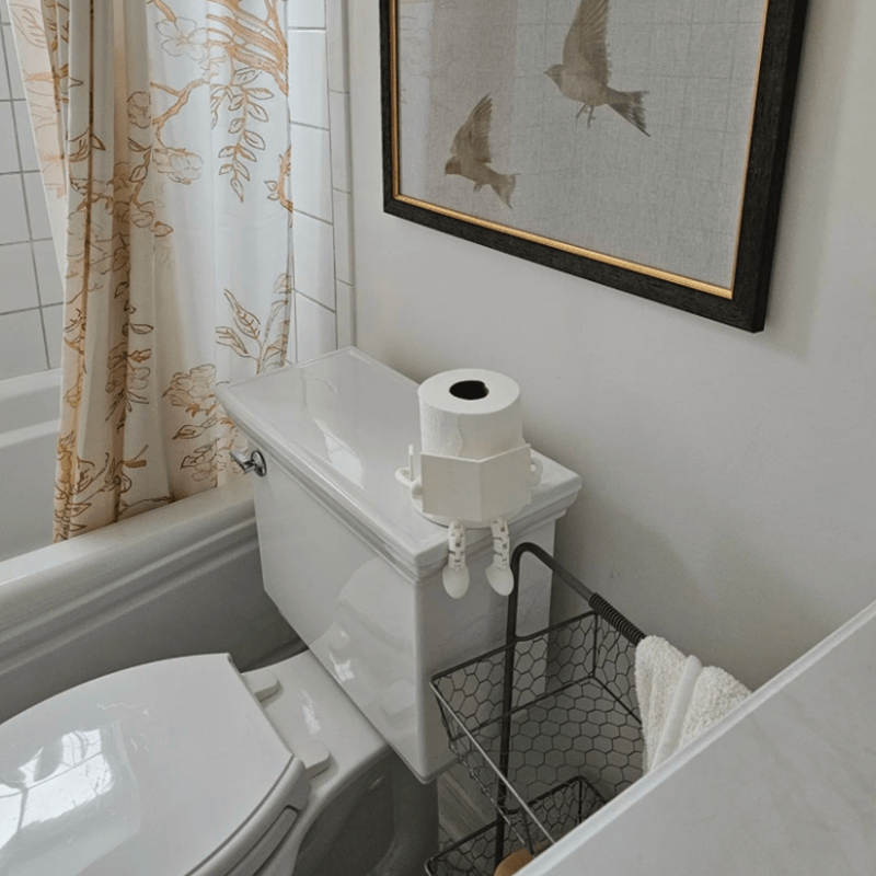 1pc\u002F2pcs Toilet Paper Holder, 3D Printed Unique Toilet Paper Holder, Bathroom Decoration, Adds Fun to Your Bathroom, Home Decoration, Suitable for Office Bathroom, Family Bathroom Or Basically Any Washroom, Great Gift