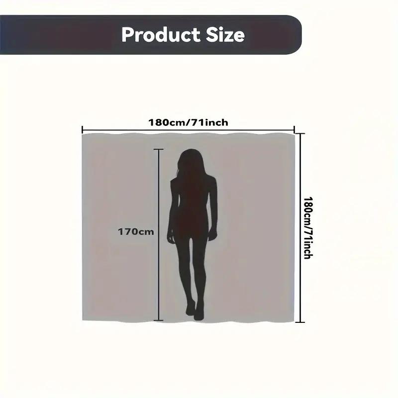 1pc Modern Botanical Leaf & Branch Shower Curtain - Light Green Foliage on White, No-Drill Installation with Wide Ring Top, Machine Washable Elegant Bathroom Decor for bathtub or shower Enclosure Divider, Digitally Printed Harmonious