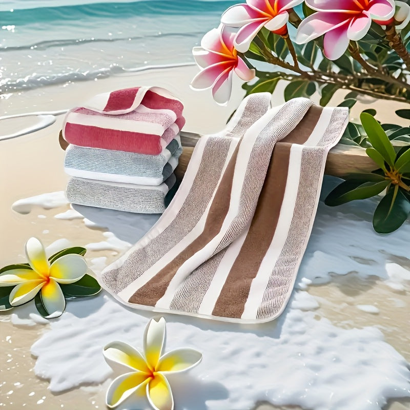 15pcs Luxury Towel Set - Majestic Plush, Super Absorbent, Quick-drying, Thick Coral Fleece Bath Towel, Suitable For Bathrooms, Spas, And Hotels - Includes 5 Bath Towels, 5 Hand Towels, And 5 Washcloths, The Perfect Holiday Gift, Wash Cloths