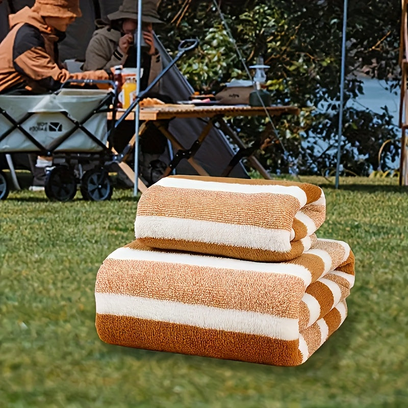 15pcs Luxury Towel Set - Majestic Plush, Super Absorbent, Quick-drying, Thick Coral Fleece Bath Towel, Suitable For Bathrooms, Spas, And Hotels - Includes 5 Bath Towels, 5 Hand Towels, And 5 Washcloths, The Perfect Holiday Gift, Wash Cloths